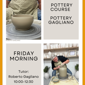 Pottery Wheel Course - January 2026 - Friday Morning