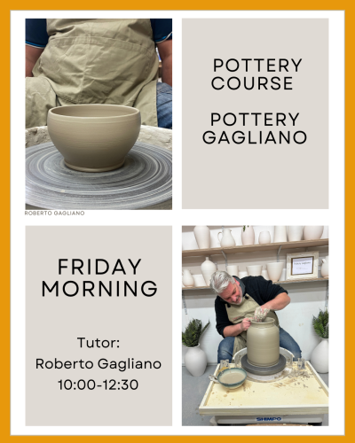Pottery Wheel Course - January 2026 - Friday Morning