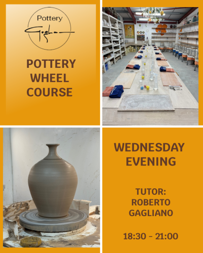Pottery Wheel Course - January 2026 - Wednesday Evenings
