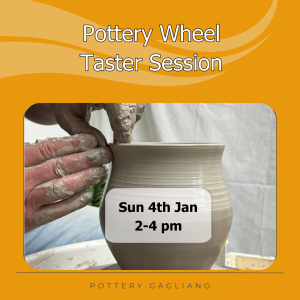 Pottery Wheel Taster Session 4th January 2026